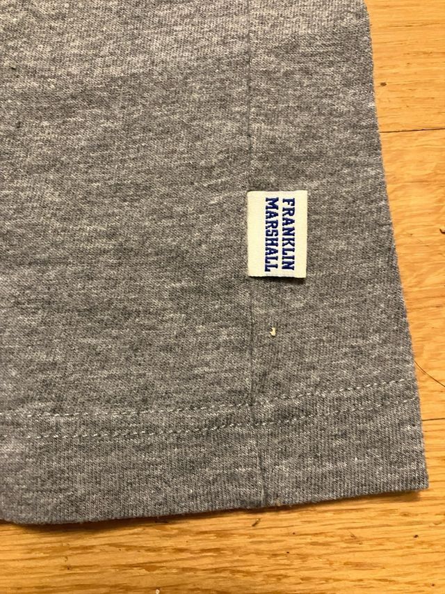 T-shirt Franklin & Marshall floreale grigia