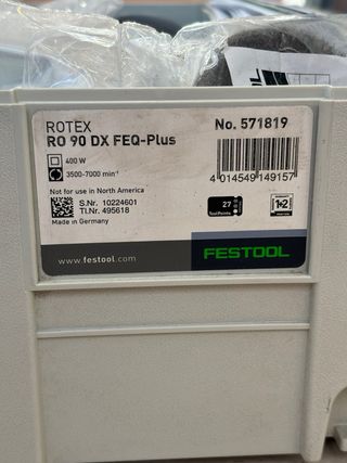 Lijadora Festool Rotex RO 90 DX FEQ-Plus