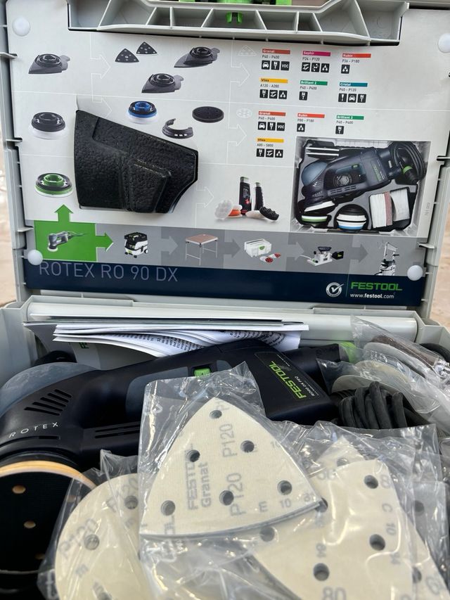 Lijadora Festool Rotex RO 90 DX FEQ-Plus