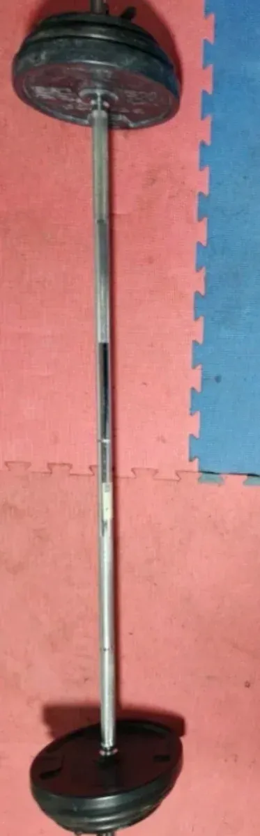 PESAS DISCOS DOMYOS GOMA 28MM 58KG BARRA 178CM