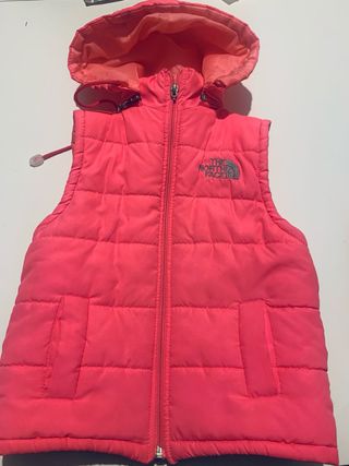 Chaleco Niña The North Face  rosa talla 6 niña
