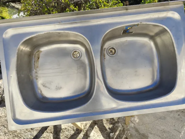 Fregadero Doble Acero Inoxidable