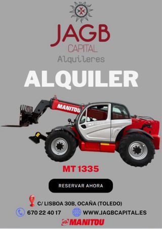 Alquiler Manitou MT 1335