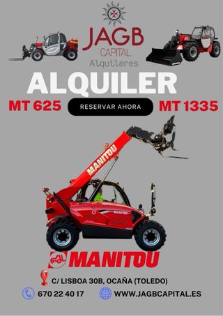 Alquiler Manitou MT 1335