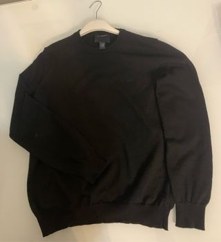 Maglione Roberto Cavalli pura lana vergine nero