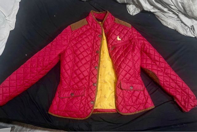 Chaqueta Piel de Toro Roja y Marrón