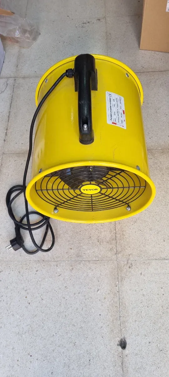 Ventilatore di scarico portatile giallo VEVOR