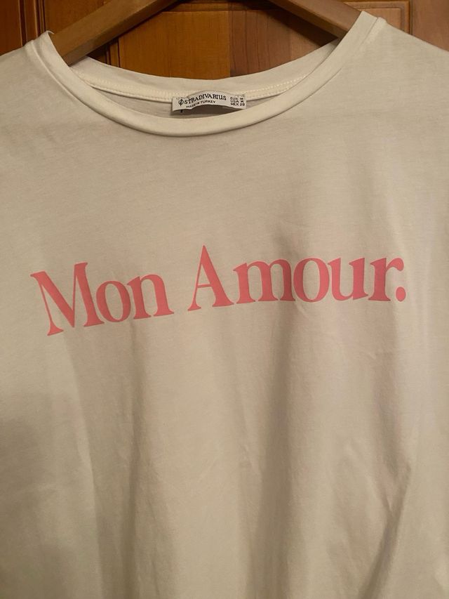 Camiseta Mon Amour blanca