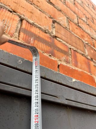 Puerta metálica doble