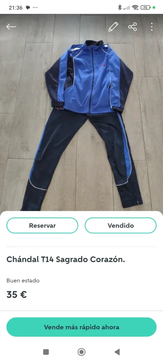 Chándal Sagrado Corazón T14