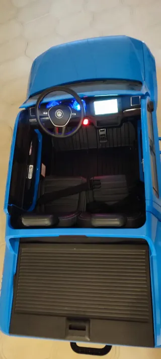 Coche Batería Niños Azul