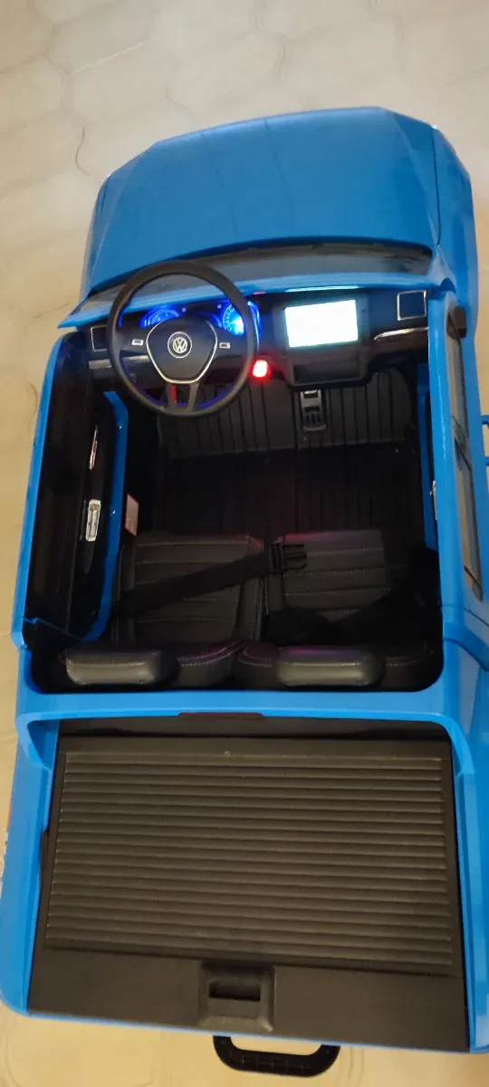 Coche Batería Niños Azul