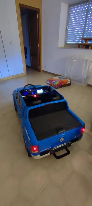 Coche Batería Niños Azul