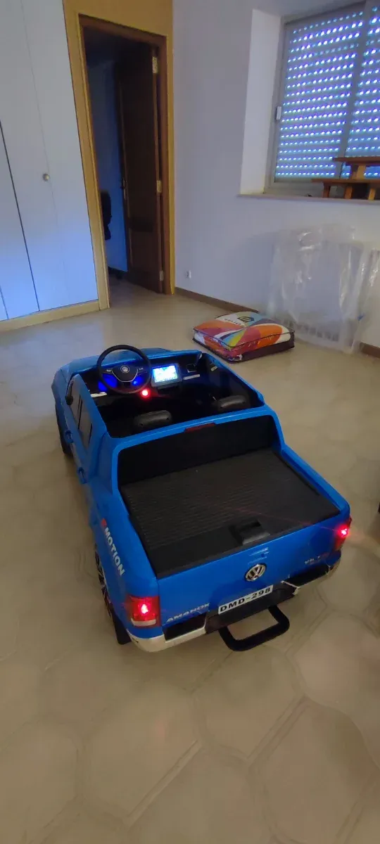 Coche Batería Niños Azul