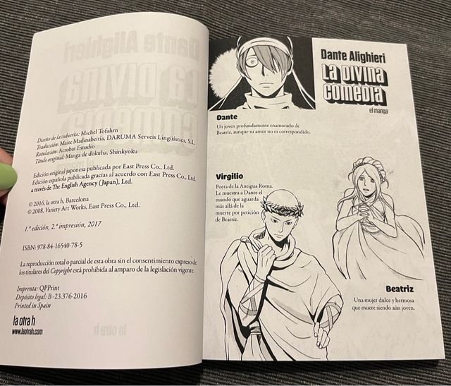 La Divina Comedia: El manga