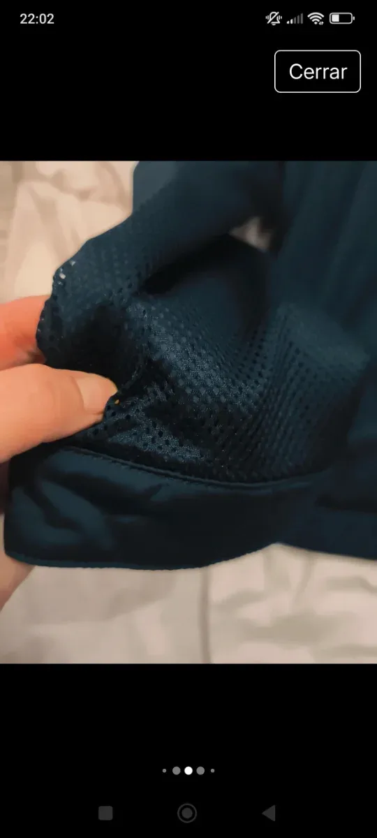 Chaqueta Zara Hombre azul oscuro y negro