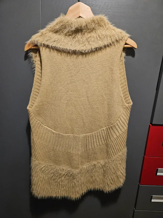 Chaleco de punto Usha beige Talla M