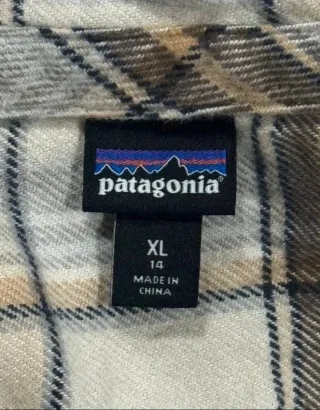 Camicia Patagonia Check Donna Beige/Brown