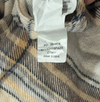 Camicia Patagonia Check Donna Beige/Brown