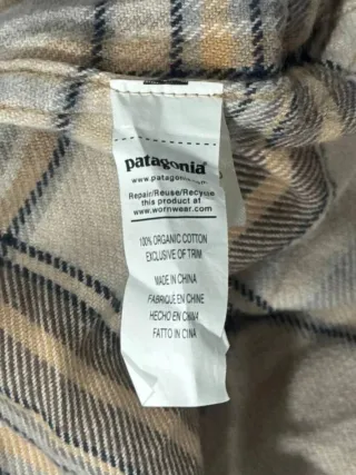 Camicia Patagonia Check Donna Beige/Brown