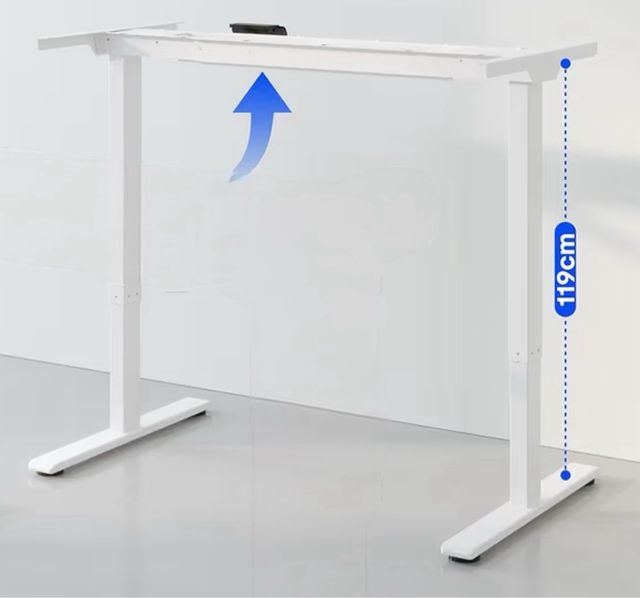 Soporte de mesa elevable blanco