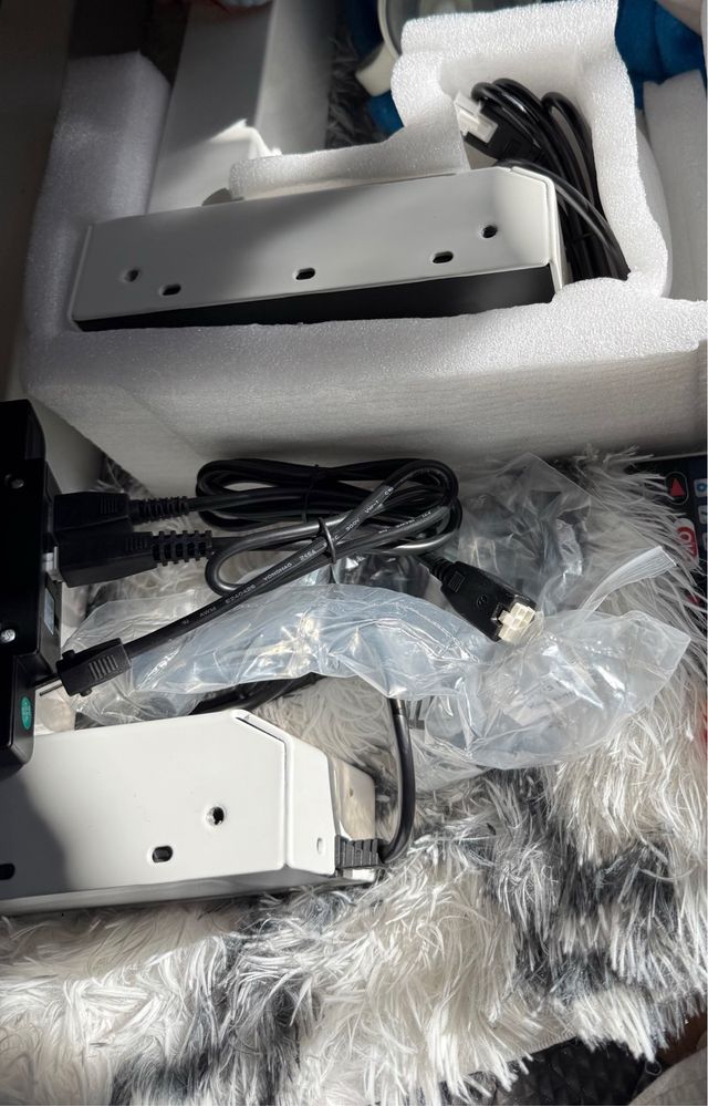 Soporte de mesa elevable blanco