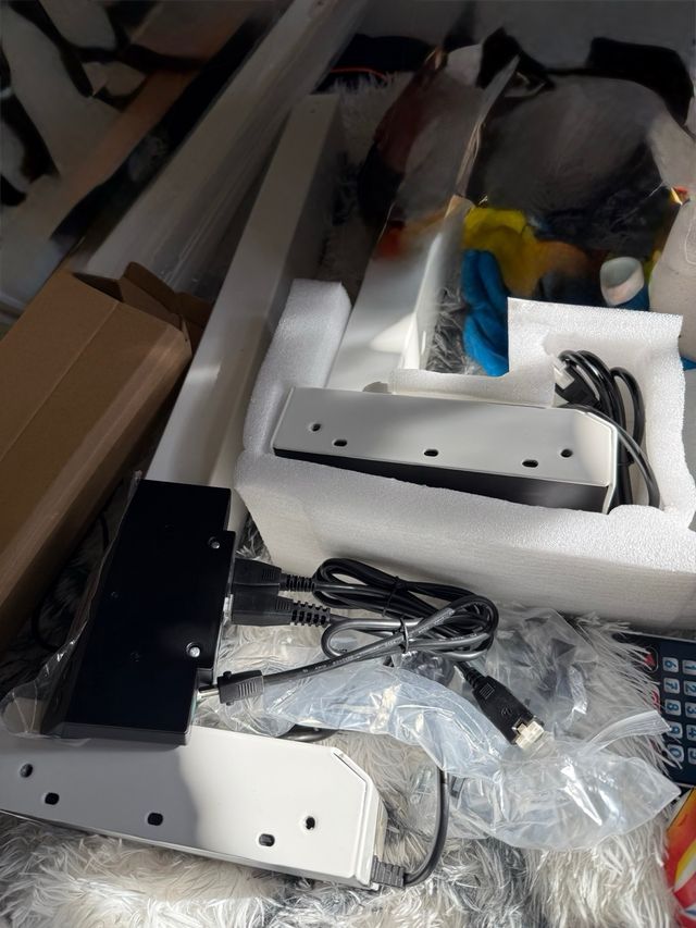 Soporte de mesa elevable blanco