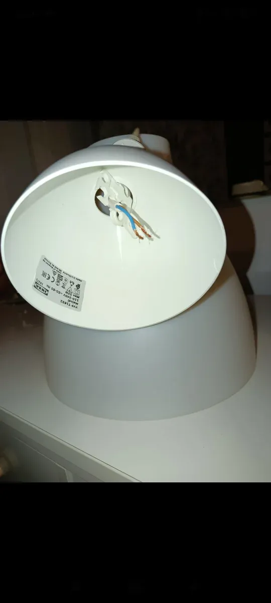 Lámparas colgantes blancas Ikea (3 unidades)