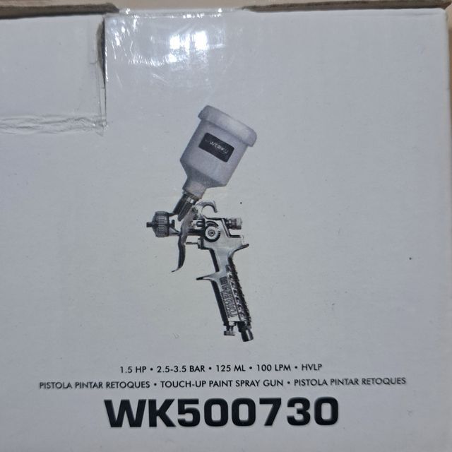 Pistola para pintar WERKU 125ml Nueva sin Usar