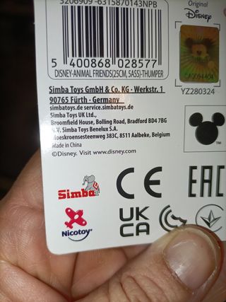 Peluche Simba Disney 30 cm nuovo