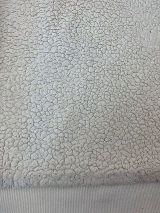 Felpa bianca imbottita con  cappuccio 12/13 anni