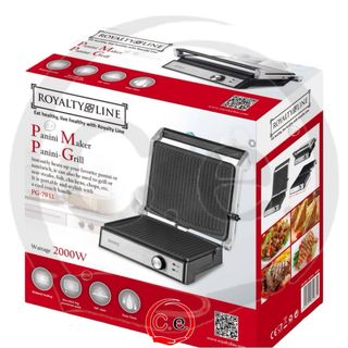 Piastra Panini Grill Royalty Line 2000W