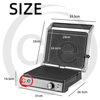 Piastra Panini Grill Royalty Line 2000W