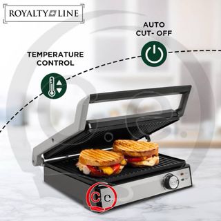 Piastra Panini Grill Royalty Line 2000W