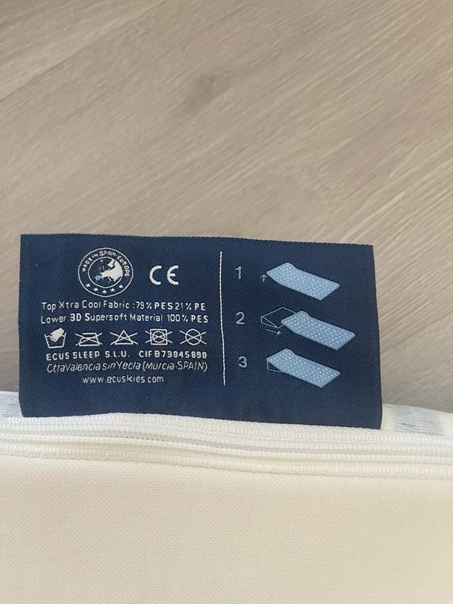 Colchón Mini Cuna Ecus Care Ultimate