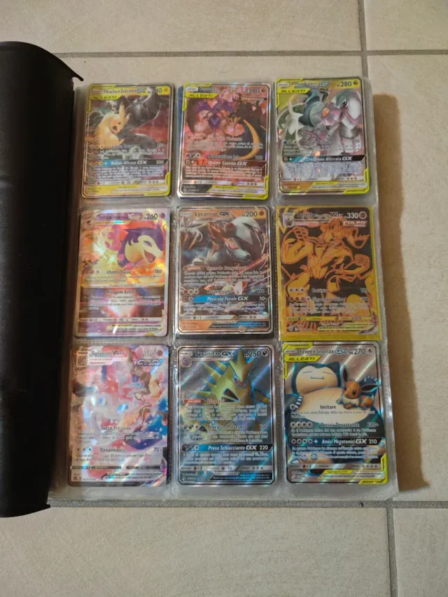 Carte Pokémon GX - Pikachu, Charizard, Snorlax