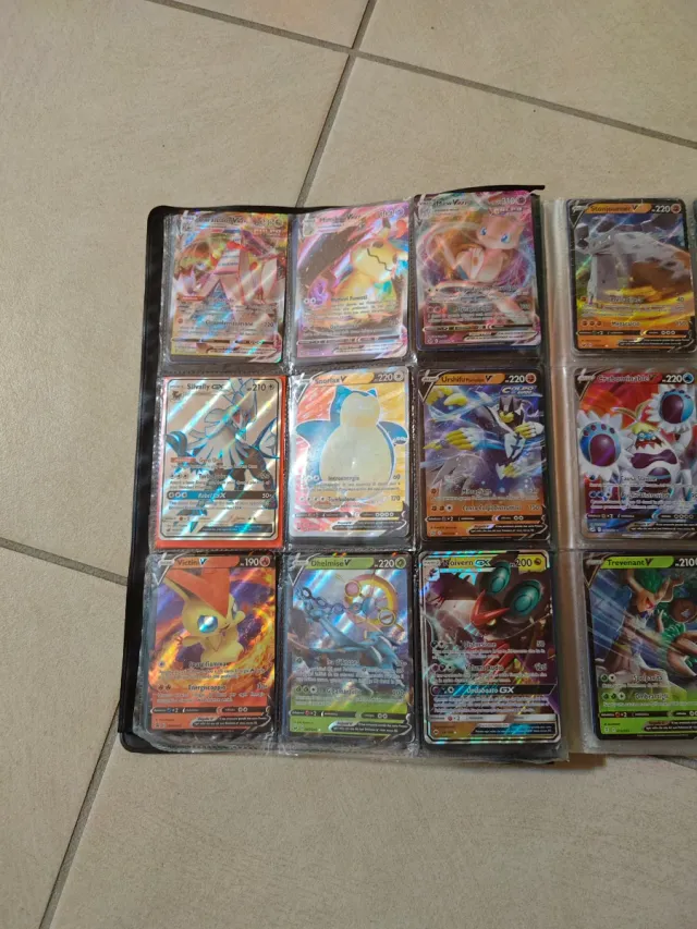 Carte Pokémon GX - Pikachu, Charizard, Snorlax