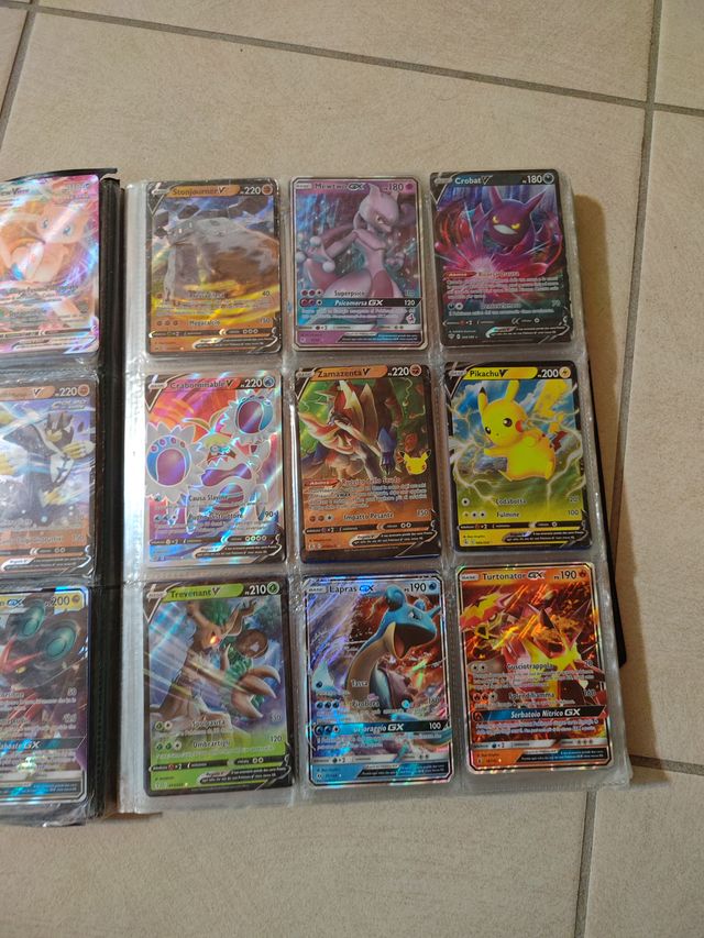 Carte Pokémon GX - Pikachu, Charizard, Snorlax