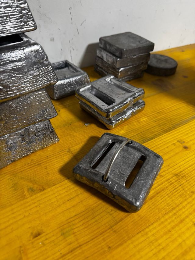 Plomo lastre buceo apnea con anilla