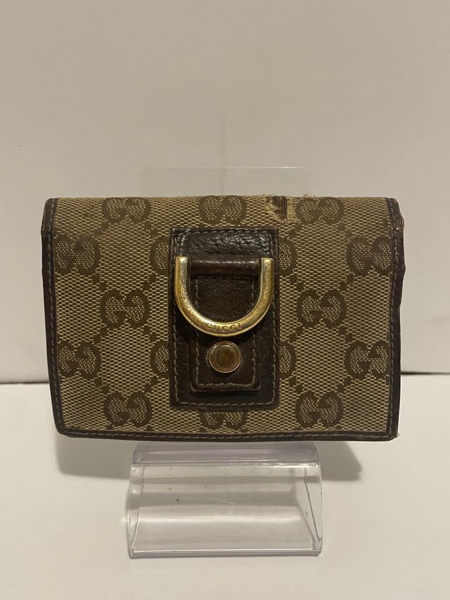 Monedero Gucci Abbey Beige/Marrón