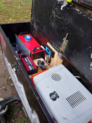 Remolque tienda camping madera y lona