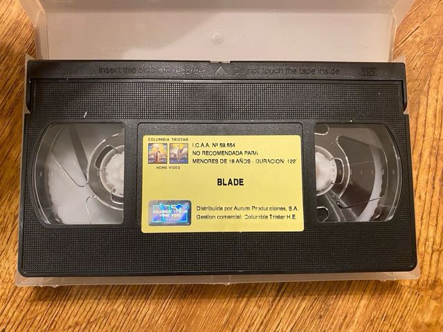Blade VHS Película Acción Terror