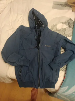 Cazadora Pull&Bear azul hombre