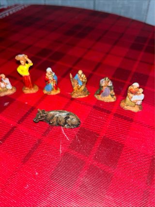 Statuine presepe resina 8pz