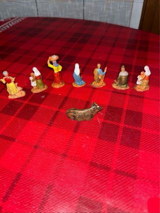 Statuine presepe resina 8pz