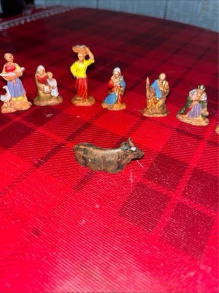 Statuine presepe resina 8pz