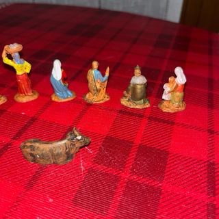 Statuine presepe resina 8pz