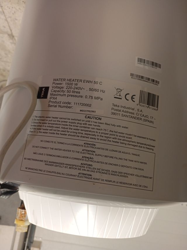 Termo Eléctrico TEKA EWH 50 C