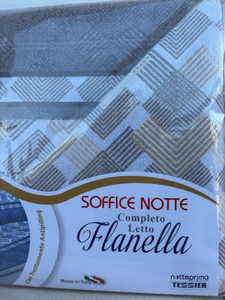 Lenzuola Flanella 130x200