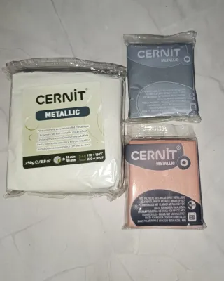 Lote Arcilla Polimérica Cernit Metallic
